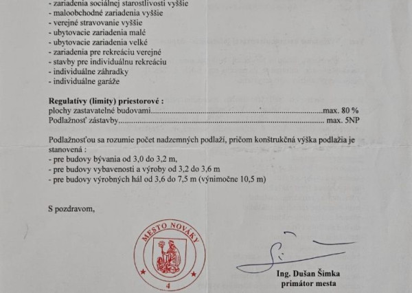 Predaj stavebný pozemok, 2126 m2, Nováky