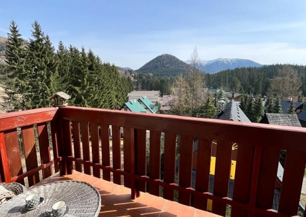 Predaj 2 izbový apartmán Donovaly, 2x balkón,zariadený