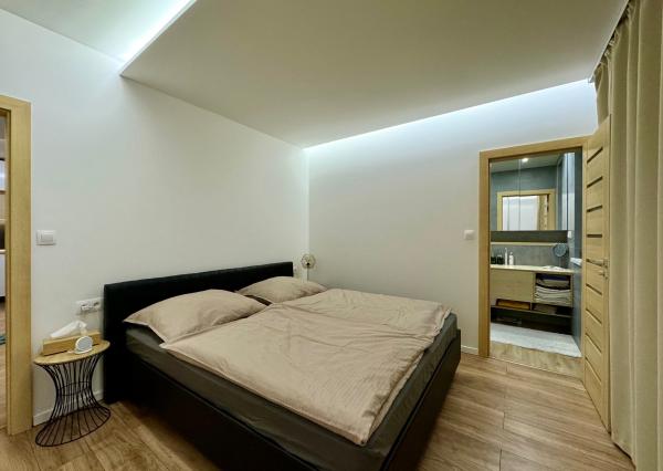 Prenájom krásny 2 izbový byt, novostavba, garážové státie, terasa 5m2