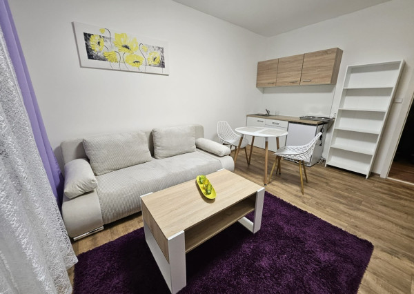 Prenájom zariadená garsónka, spodok Klokočiny