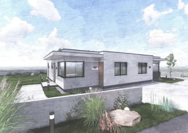 NA PREDAJ NOVOSTAVBA 3.IZB. RD MOJMÍROVCE-14KM OD NR