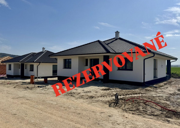 Predaj 4 izbová novostavba, 6,5á pozemok, krásne výhľady, Jelšovce