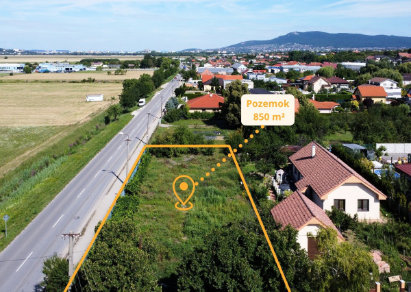Predaj stavebný pozemok, 850m2, Veľké Janíkovce