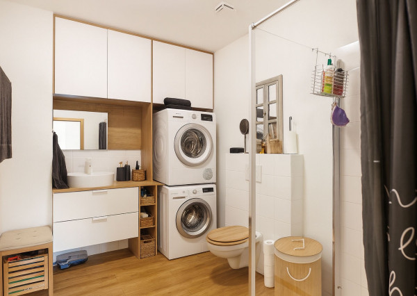 Prenájom veľký 2 izbový byt, terasa, garážové státie, Zobor