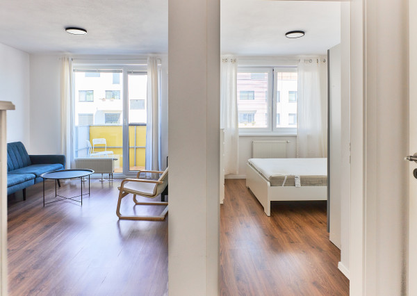 Prenájom 2 izbový byt, novostavba Zelené dvory, zariadený