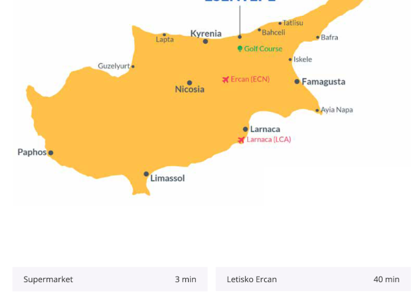 NOVINKA - Apartmány Severný Cyprus, projekt BAHAMAS
