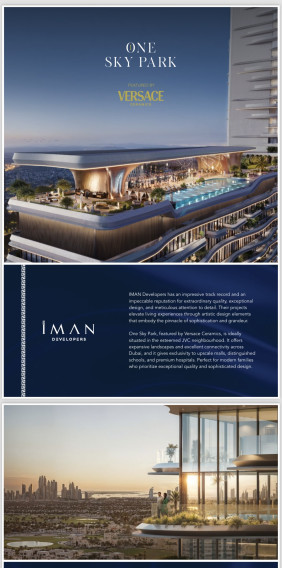 VYPREDANÉ!! Predaj dlho očakávaný projekt ONE SKY PARK, apartmány, špičkový developer IMAN, Dubaj