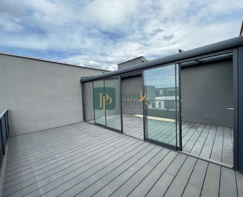 Predaj štýlový 3 izbový byt, novostavba, 40m2 terasa, garážové státie