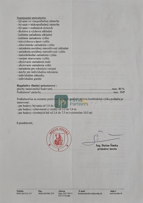 Predaj stavebný pozemok, 2126 m2, Nováky
