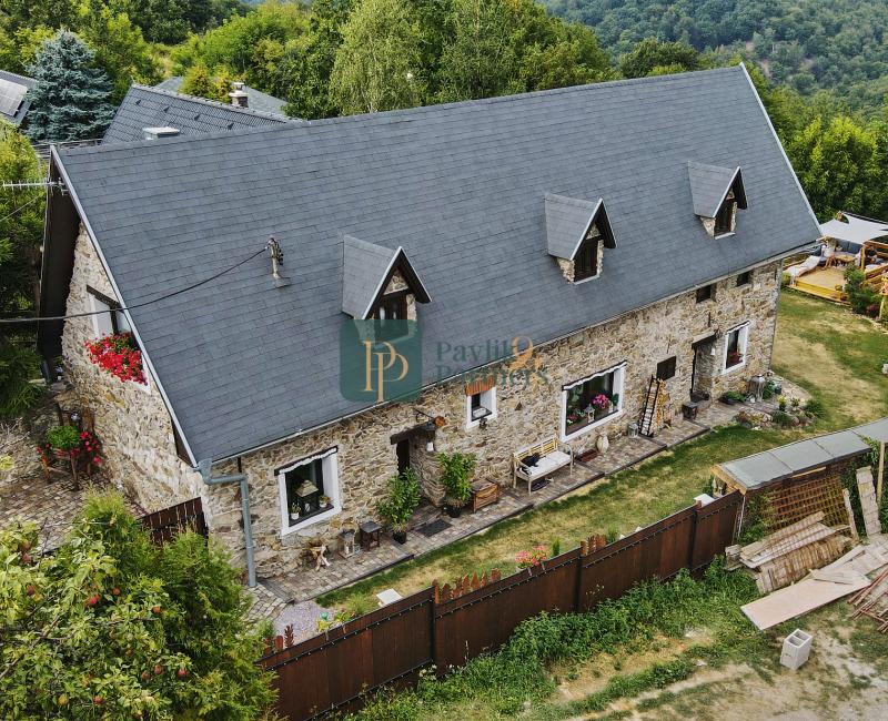 Predaj kamenná chalupa Jedľové Kostoľany, pozemok 15á EXKLUZÍVNE!