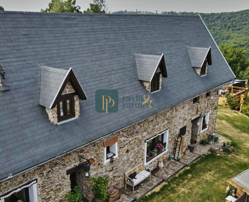 Predaj kamenná chalupa Jedľové Kostoľany, pozemok 15á EXKLUZÍVNE!