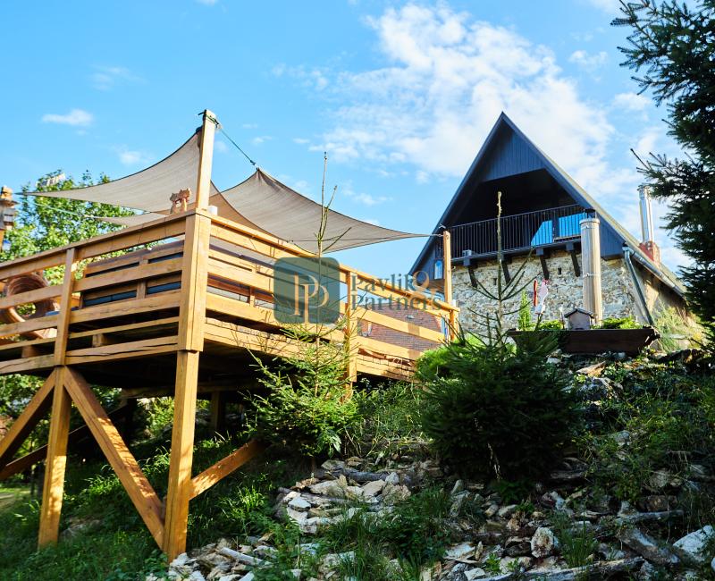 Predaj kamenná chalupa Jedľové Kostoľany, pozemok 15á EXKLUZÍVNE!