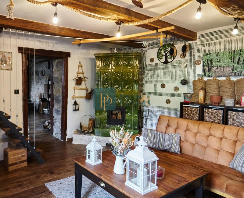 Predaj kamenná chalupa Jedľové Kostoľany, pozemok 15á EXKLUZÍVNE!