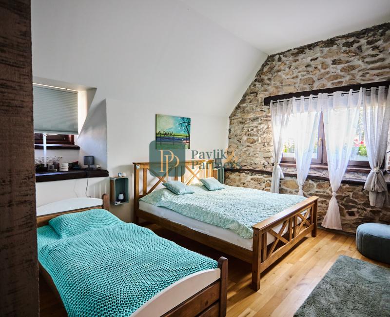 Predaj kamenná chalupa Jedľové Kostoľany, pozemok 15á EXKLUZÍVNE!