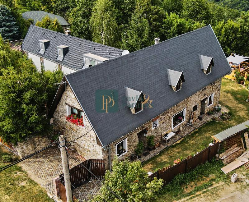 Predaj kamenná chalupa Jedľové Kostoľany, pozemok 15á EXKLUZÍVNE!