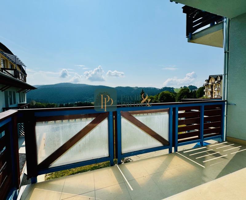 Predaj 2 izbový apartmán, 2x balkón, Donovaly, zariadený