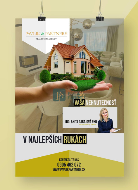 Predaj veľký 2 izbový byt, 2x balkón, Chrenová, zariadený