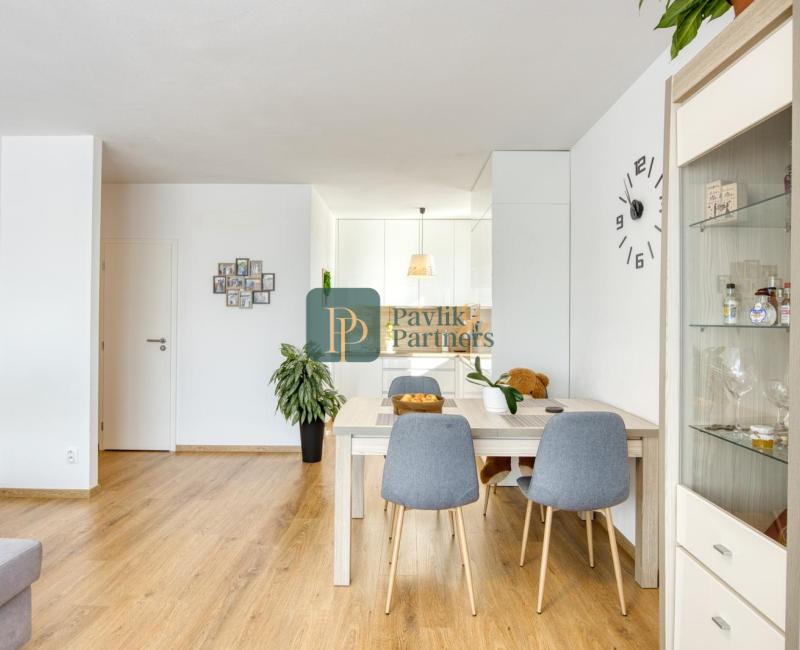 Prenájom zariadený 2 izbový byt, novostavba, park. miesto