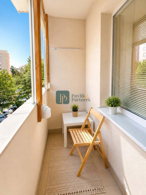 Prenájom 1.izbový byt, loggia, Čermáň
