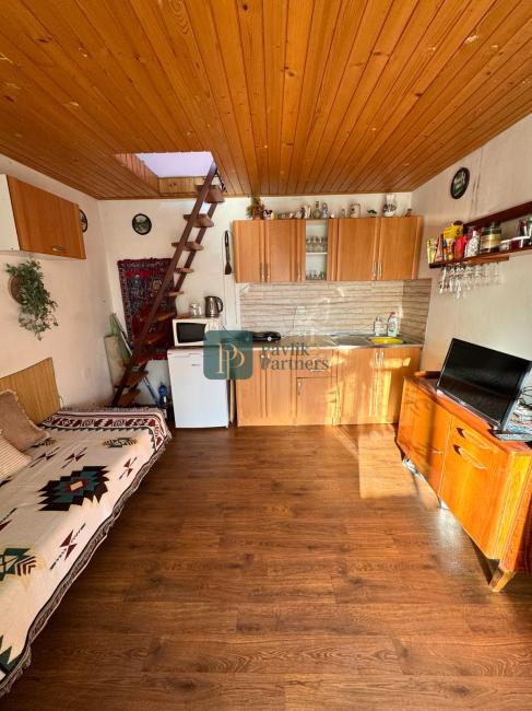 Predaj záhradná chatka murovaná, 376m2 pozemok, krásne západy slnka, Kynek