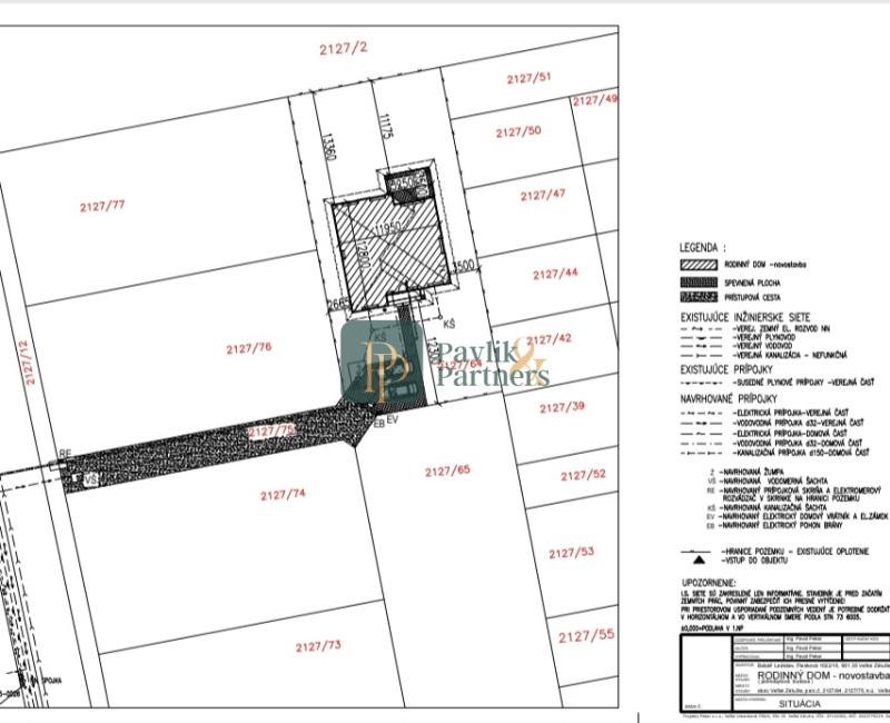 Predaj 4 izbová novostavba RD, 680m2 pozemok, Veľké Zálužie