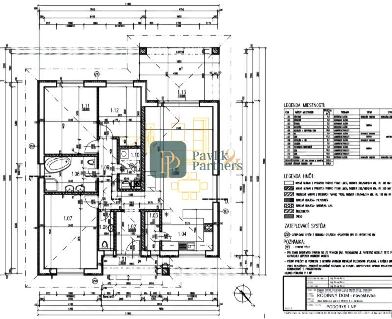 Predaj 4 izbová novostavba RD, 680m2 pozemok, Veľké Zálužie