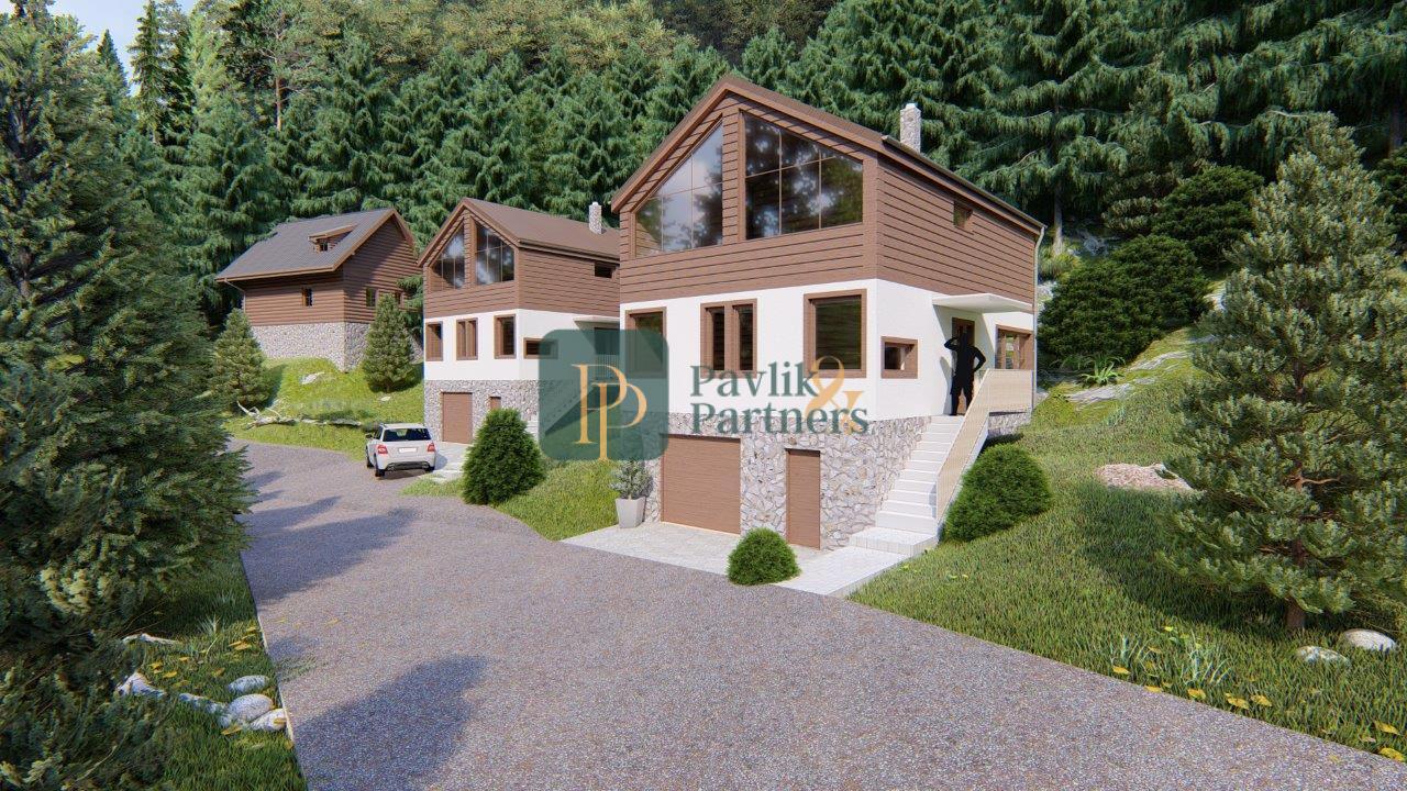 Predaj nadštandardná 4 izbová rekreačná chata, novostavba, garáž, Nízke Tatry