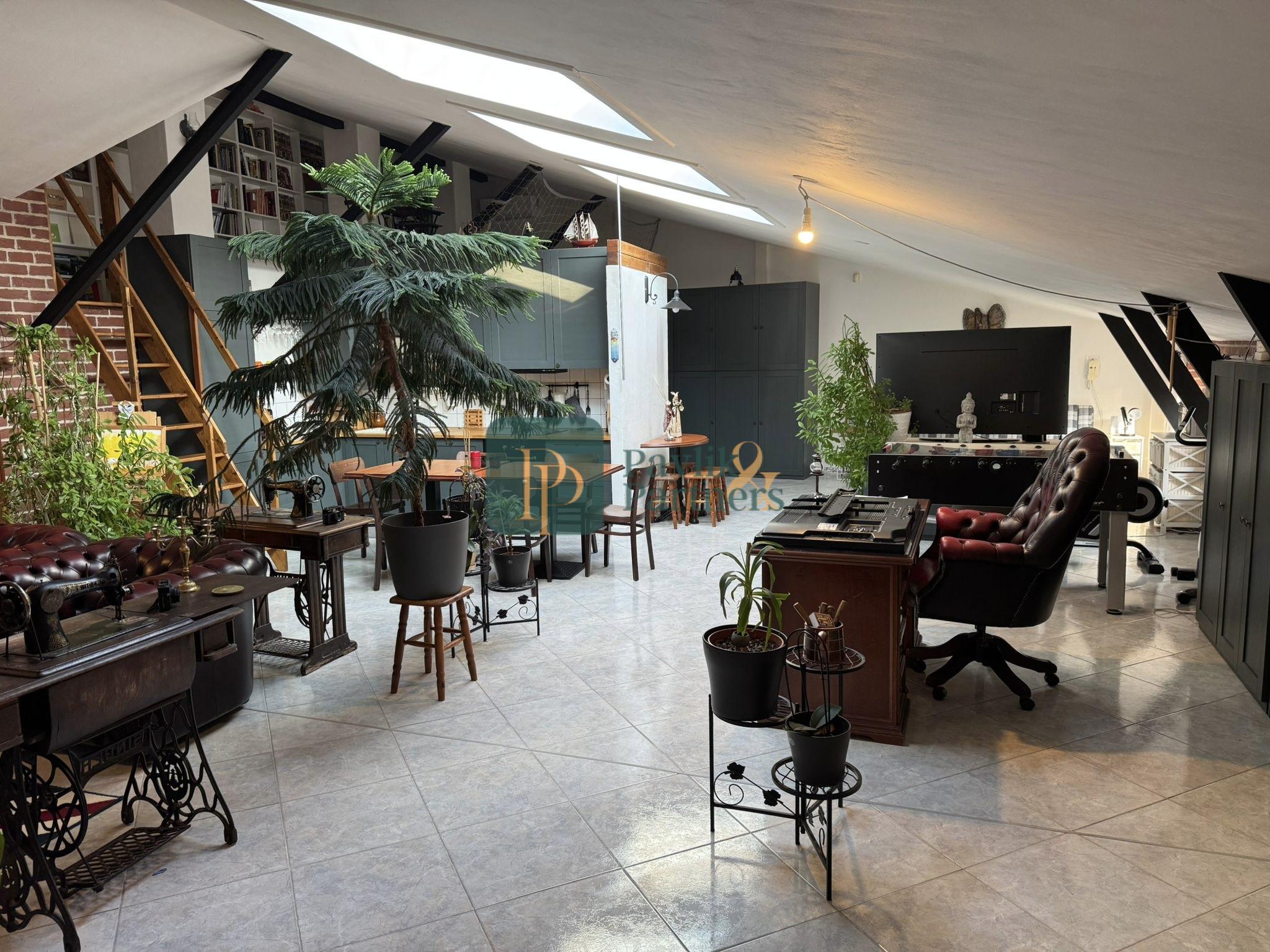Prenájom jedinečný 2 izbový byt - loft v centre Nitry, 96m2